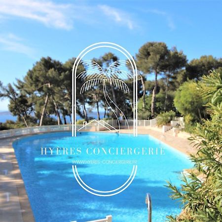 T3 Standing-Splendide Vue Mer - Piscine Parking By Hc Apartment Hyères Екстериор снимка