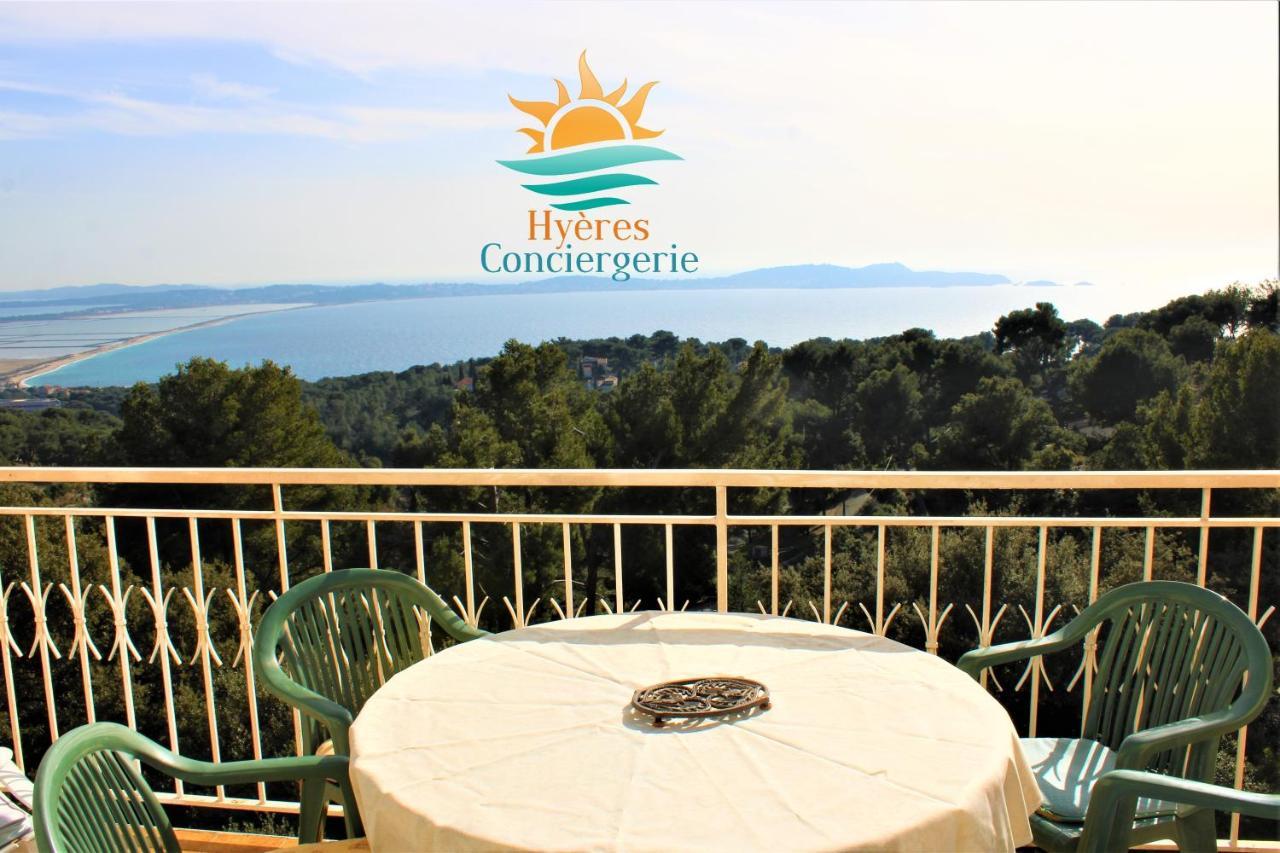 T3 Standing-Splendide Vue Mer - Piscine Parking By Hc Apartment Hyères Екстериор снимка