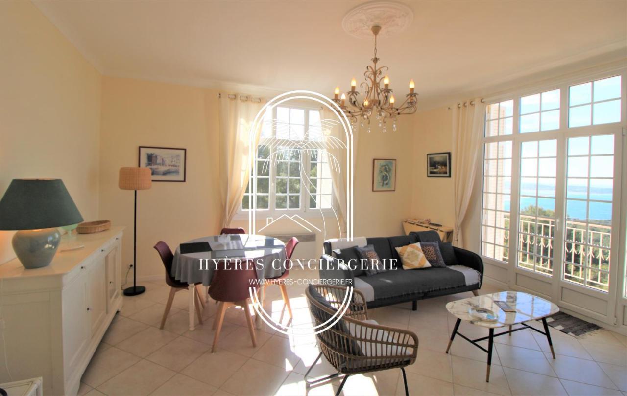 T3 Standing-Splendide Vue Mer - Piscine Parking By Hc Apartment Hyères Екстериор снимка