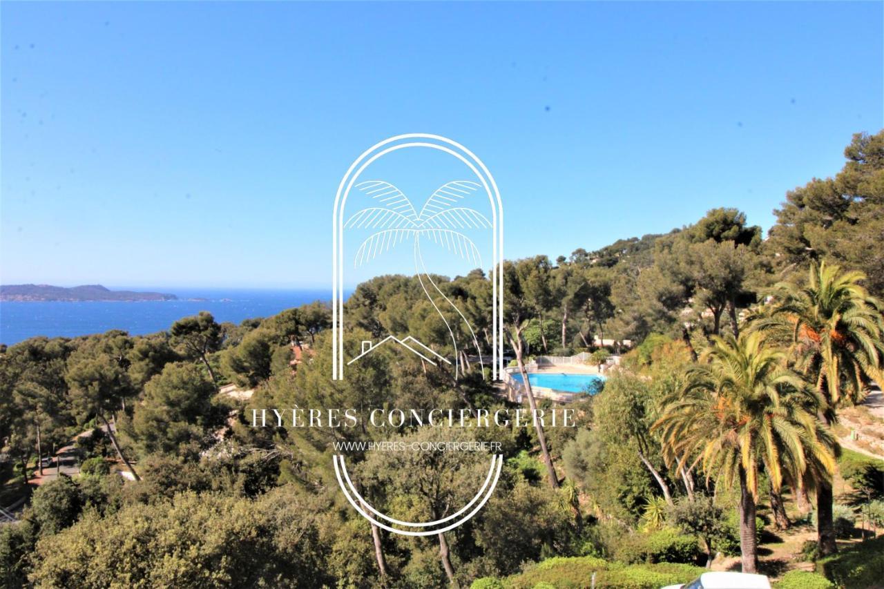 T3 Standing-Splendide Vue Mer - Piscine Parking By Hc Apartment Hyères Екстериор снимка