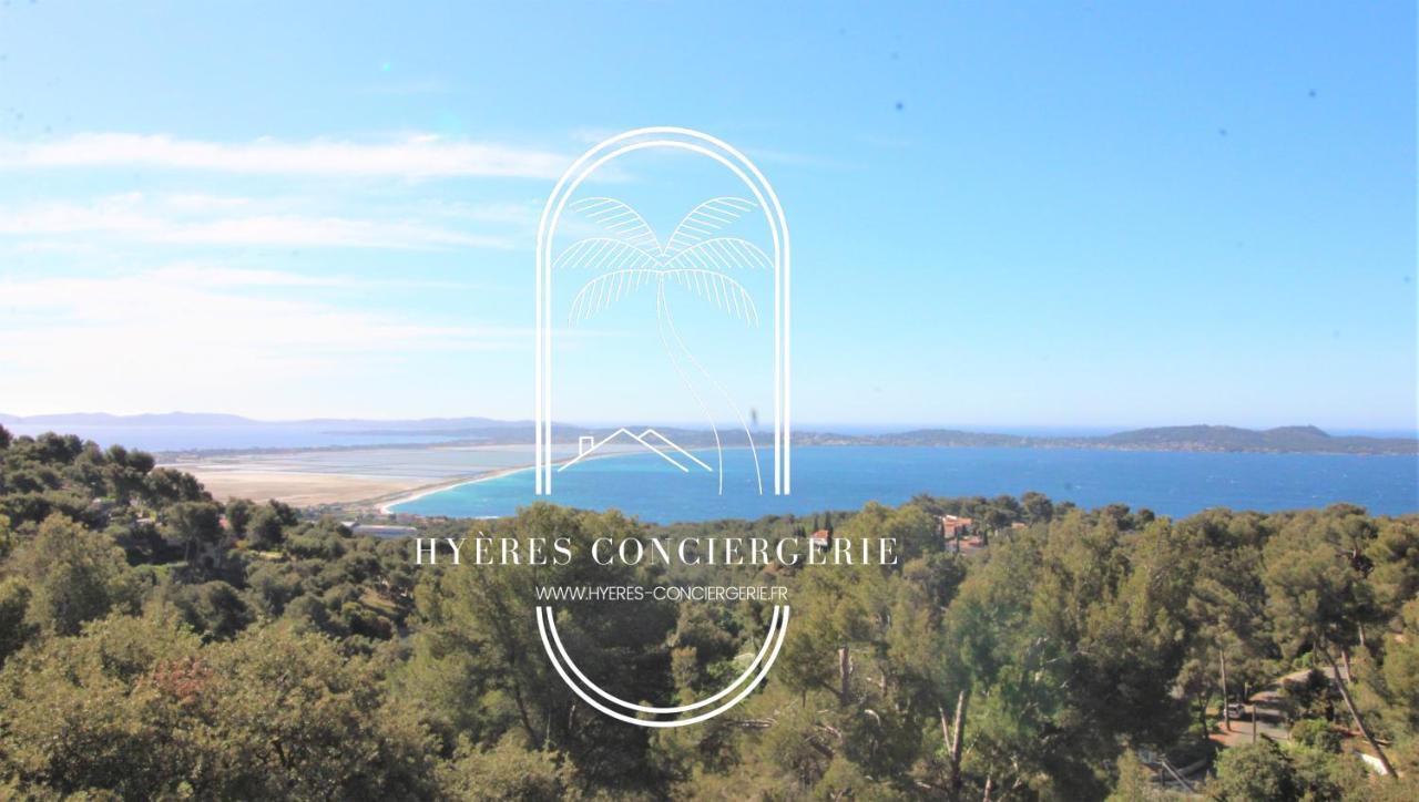 T3 Standing-Splendide Vue Mer - Piscine Parking By Hc Apartment Hyères Екстериор снимка