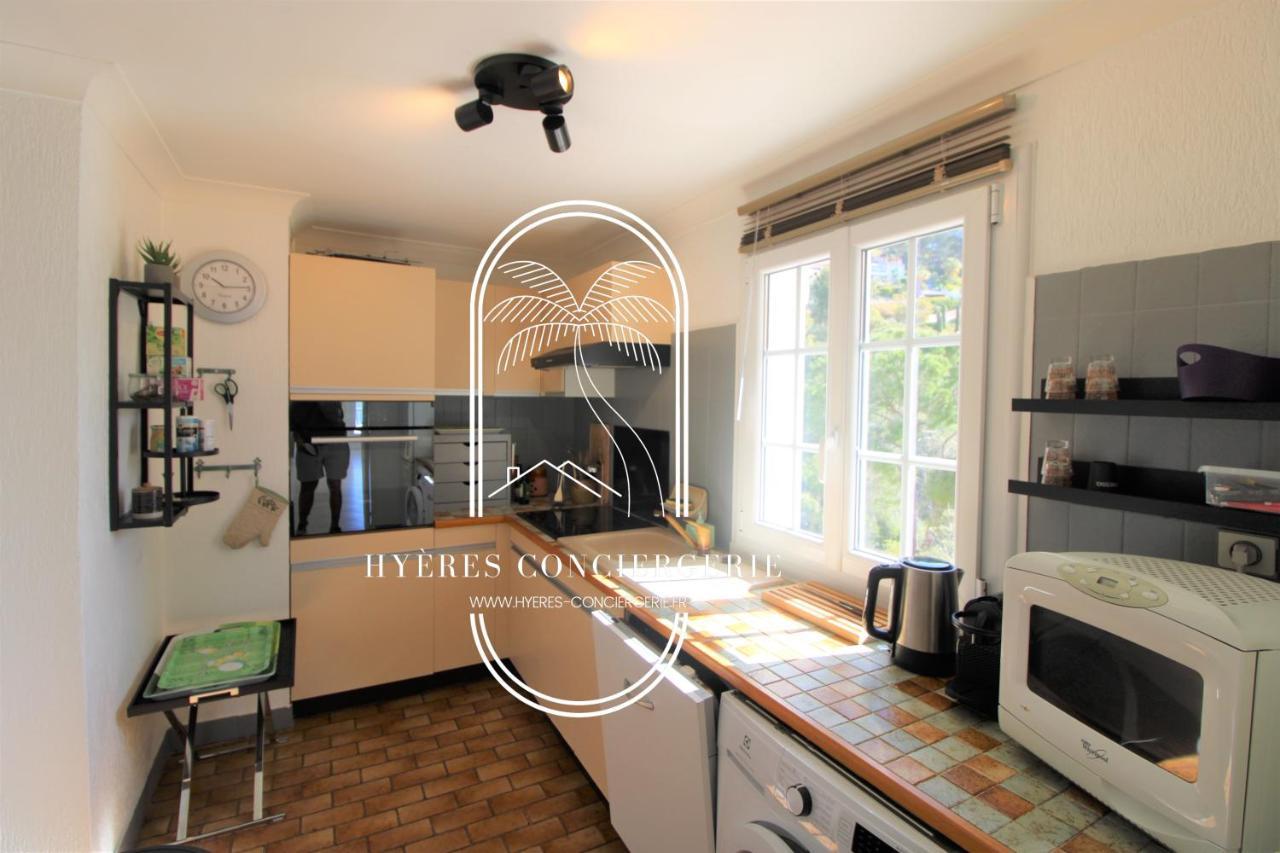 T3 Standing-Splendide Vue Mer - Piscine Parking By Hc Apartment Hyères Екстериор снимка